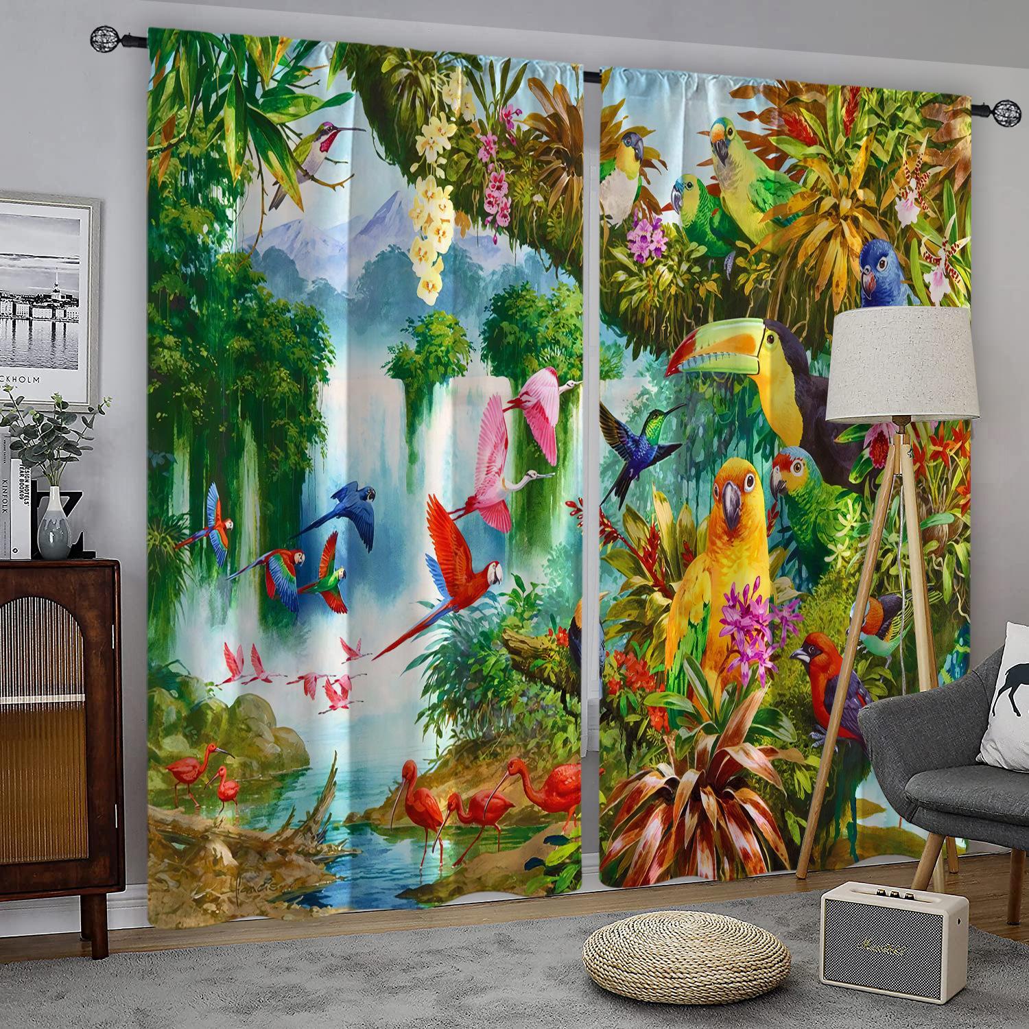 Curtain Series 3D Digital Printing, Animal World High-Density Blackout Curtains 140*100
Curtain Series 3D Digital Printing, Animal World High-Density Blackout Curtains 140*100