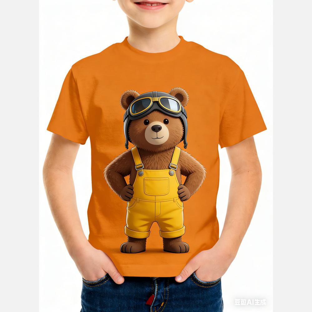 Children s Clothing Street Print T-Shirt Summer Trendy Casual Crew Neck Short Sleeve Outdoor Sports 110
Children s Clothing Street Print T-Shirt Summer Trendy Casual Crew Neck Short Sleeve Outdoor Sports 110