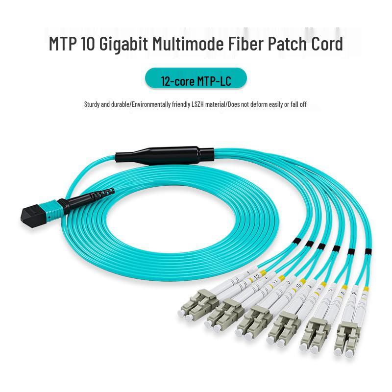 HAILE Оптичний патч-корд MTP-LC 12 волокон Мультимодовий OM3: 40G до 10G/100G до 25G 1M смарагдовий
HAILE Оптичний патч-корд MTP-LC 12 волокон Мультимодовий OM3: 40G до 10G/100G до 25G 1M смарагдовий