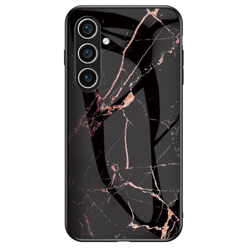 For Samsung Galaxy A26 5G Case Marble Pattern Tempered Glass+PC+TPU Protective Phone Cover Gold Black Marble
For Samsung Galaxy A26 5G Case Marble Pattern Tempered Glass+PC+TPU Protective Phone Cover Gold Black Marble