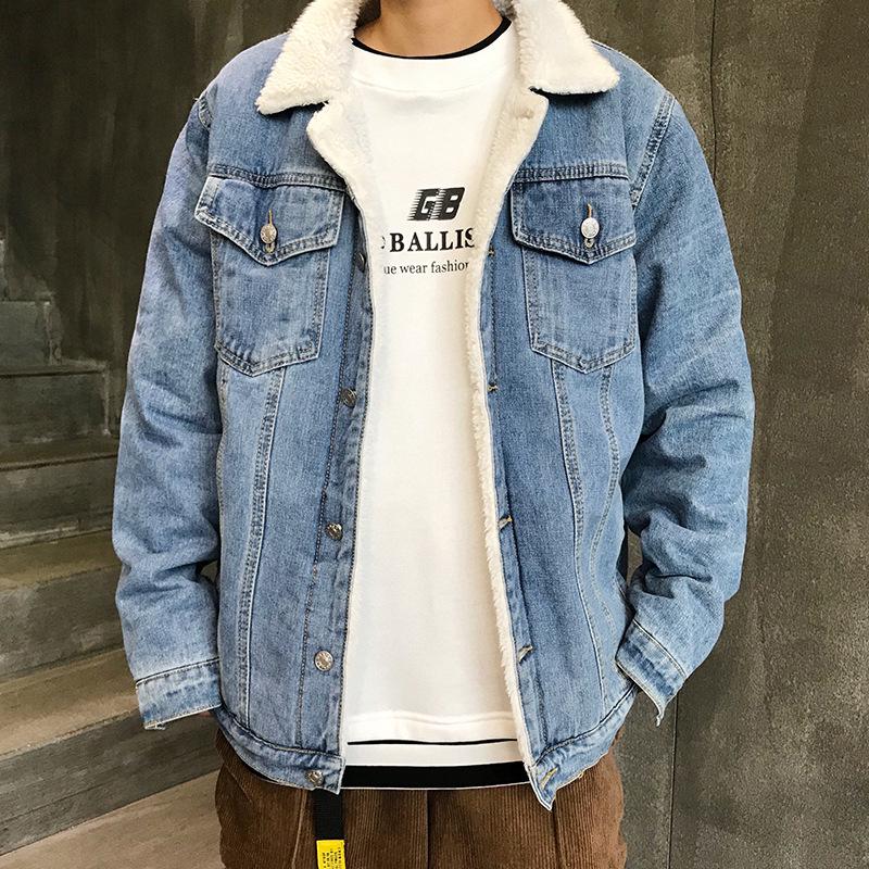 Men s Thick Lambswool Denim Jacket - Autumn/Winter Korean Style Trendy Workwear Coat XXL світло-синій колір
Men s Thick Lambswool Denim Jacket - Autumn/Winter Korean Style Trendy Workwear Coat XXL світло-синій колір
