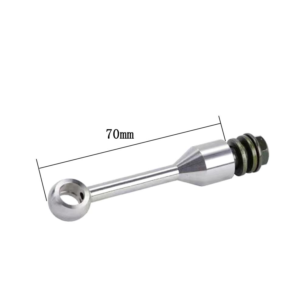 Universal M10*1.25 Aluminium Alloy Stainless SteelMotorcycle Brake Fluid Hose Extension Bracket Accessory For Honda Yamaha Suzuk Aluminum 70mm Silver
Universal M10*1.25 Aluminium Alloy Stainless SteelMotorcycle Brake Fluid Hose Extension Bracket Accessory For Honda Yamaha Suzuk Aluminum 70mm Silver