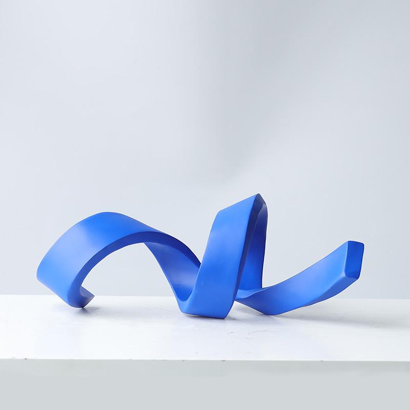 Creative Geometric Ribbon Sculpture Resin Handicrafts Silver Knot Hollowed-out Wrapped Ribbons Figurines Home Decoration
Creative Geometric Ribbon Sculpture Resin Handicrafts Silver Knot Hollowed-out Wrapped Ribbons Figurines Home Decoration