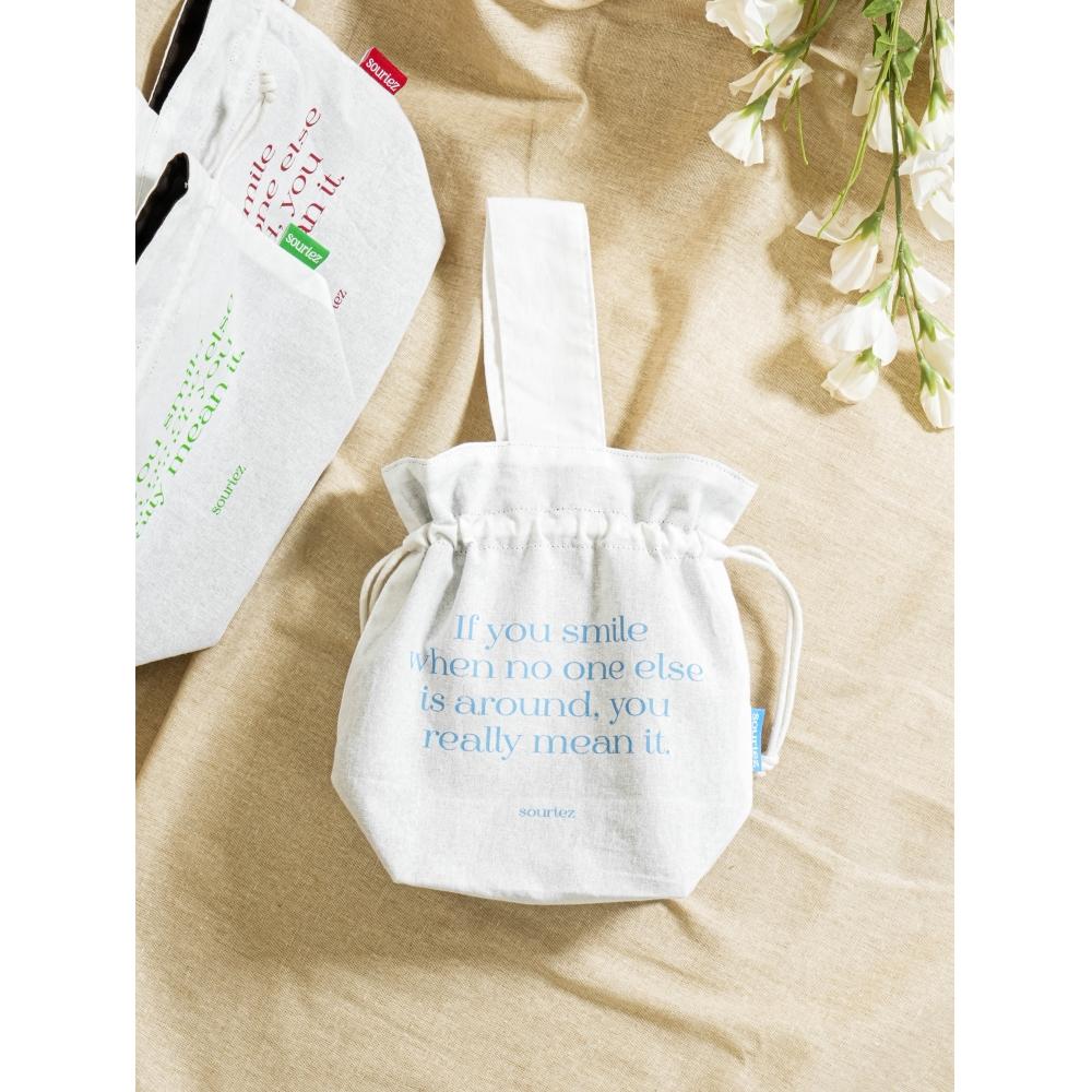 Daiso One Handle Lettering Tightening Bag Collar painted
Daiso One Handle Lettering Tightening Bag Collar painted