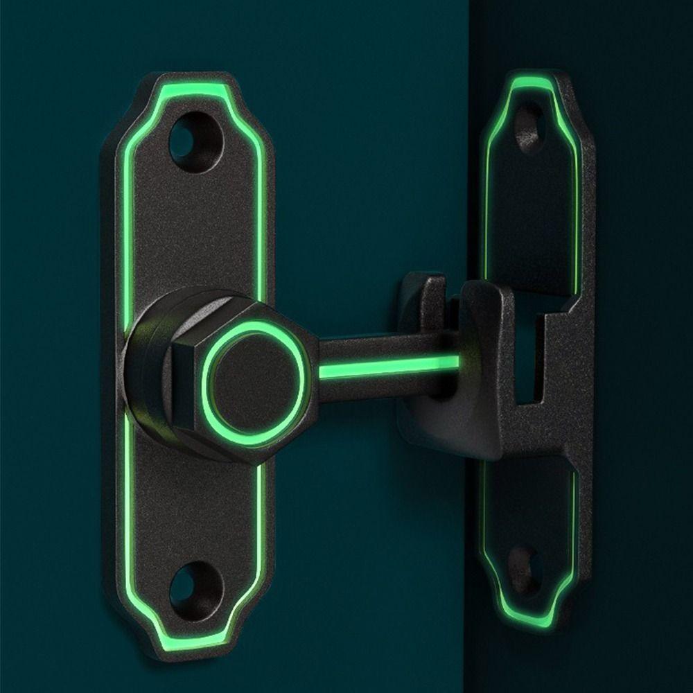 Safety Door Lock Guard 90 180 Degree Door Hasps Double Installation Luminous Door Buckle Cabinet No Luminous- Black
Safety Door Lock Guard 90 180 Degree Door Hasps Double Installation Luminous Door Buckle Cabinet No Luminous- Black