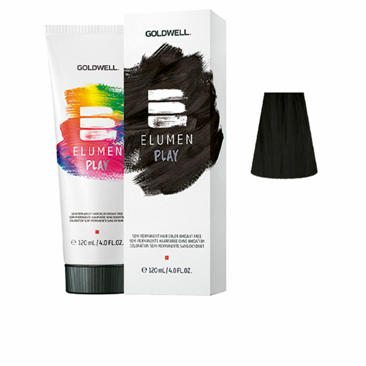 Semi-permanent color Goldwell ELUMEN PLAY black 120 ml
Semi-permanent color Goldwell ELUMEN PLAY black 120 ml