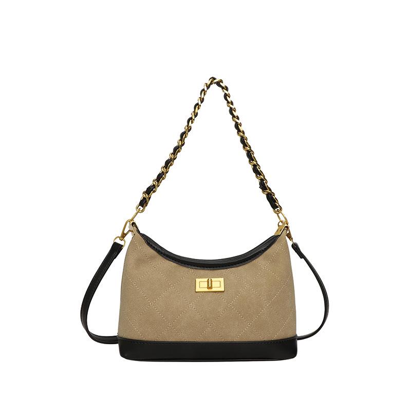 Diamond Pattern Patchwork PU Shoulder Bag - Versatile Chain Lock Crossbody for Autumn/Winter серый/чирковый
Diamond Pattern Patchwork PU Shoulder Bag - Versatile Chain Lock Crossbody for Autumn/Winter серый/чирковый