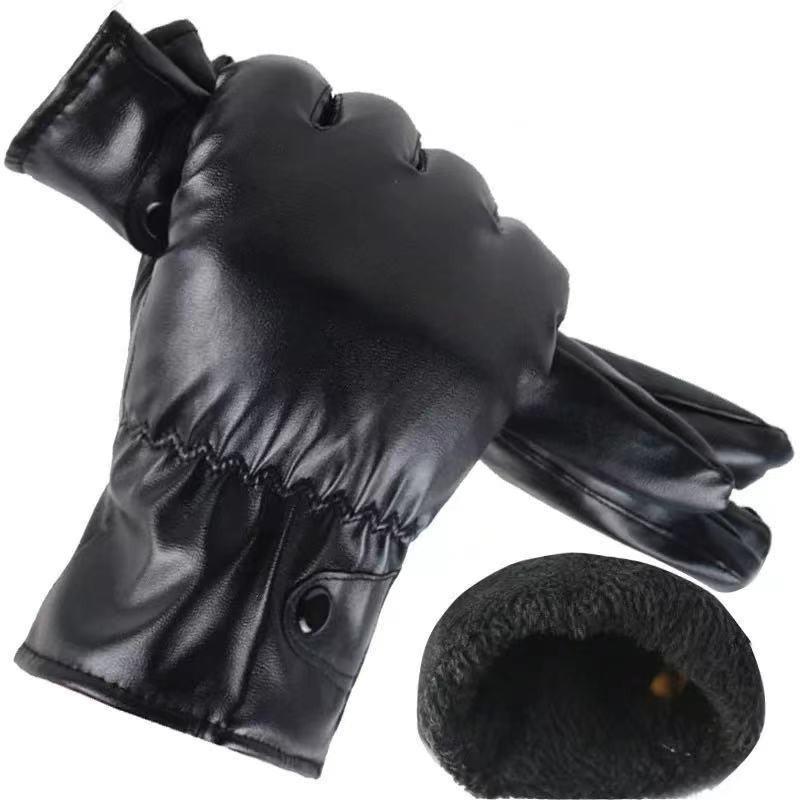 Winter Black PU Leather Gloves Male Thin Style Driving Leather Men Gloves Non-Slip Full Fingers Palm Touchscreen Leather Gloves
Winter Black PU Leather Gloves Male Thin Style Driving Leather Men Gloves Non-Slip Full Fingers Palm Touchscreen Leather Gloves