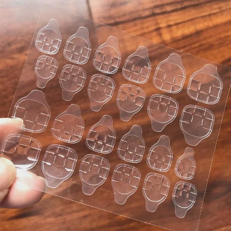 Transparent Double-Sided Adhesive Nail Stickers with Yellow Glue for Manicure 24 Pieces (With Sticky Yellow Glue) - Patterned
Transparent Double-Sided Adhesive Nail Stickers with Yellow Glue for Manicure 24 Pieces (With Sticky Yellow Glue) - Patterned