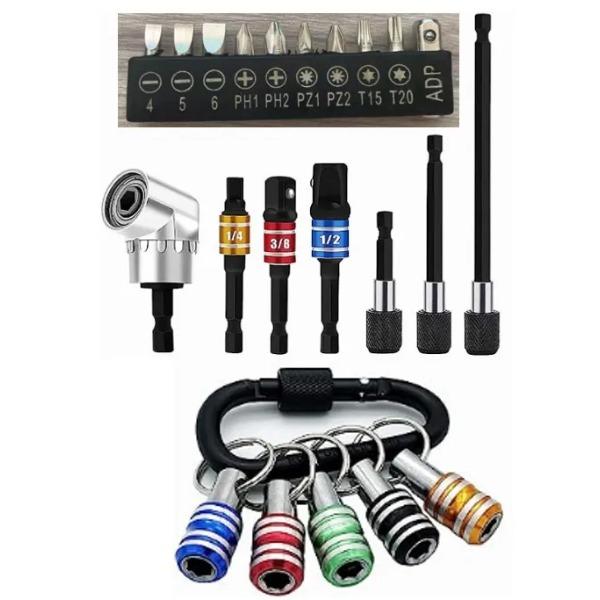 Новый 5 шт. 1/4-дюймовый шестигранный хвостовик отвертки держатель бит алюминиевый сплав держатель бит брелок с 1/4-дюймовым 3/8-дюймовым 1/2-дюймовым гнездом сверла
Новый 5 шт. 1/4-дюймовый шестигранный хвостовик отвертки держатель бит алюминиевый сплав держатель бит брелок с 1/4-дюймовым 3/8-дюймовым 1/2-дюймовым гнездом сверла