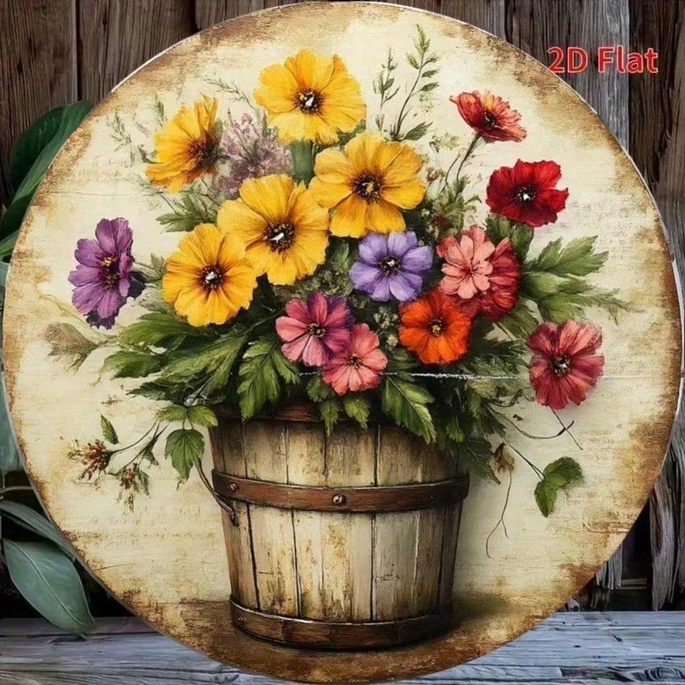 Retro Floral 2D Metal Sign Waterproof Wall Art Decor for Home Kitchen Cafe Garage 20x20 різнокольоровий
Retro Floral 2D Metal Sign Waterproof Wall Art Decor for Home Kitchen Cafe Garage 20x20 різнокольоровий