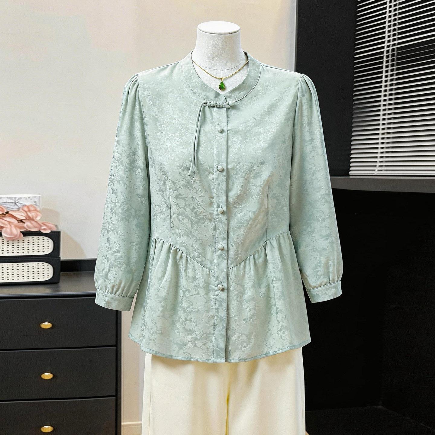 Middle-aged Women s Stylish Two-piece Summer Outfit - Mid-sleeve Shirt & Suit, Chinese National Style. XL (Below 105 jin)
Middle-aged Women s Stylish Two-piece Summer Outfit - Mid-sleeve Shirt & Suit, Chinese National Style. XL (Below 105 jin)