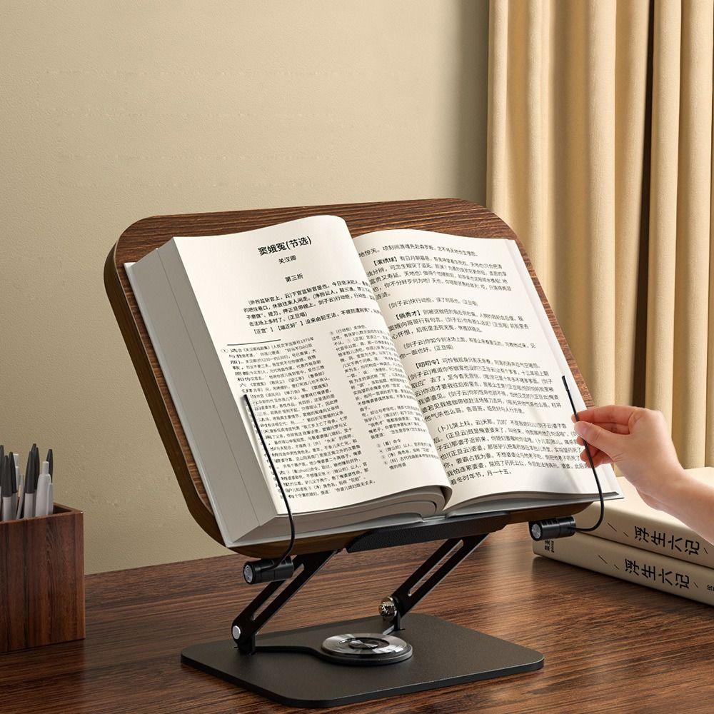 360° Rotating Base Book Stand Solid Wood Laptop Holder Simple Reading Rack Desktop Riser light color-no rotating
360° Rotating Base Book Stand Solid Wood Laptop Holder Simple Reading Rack Desktop Riser light color-no rotating