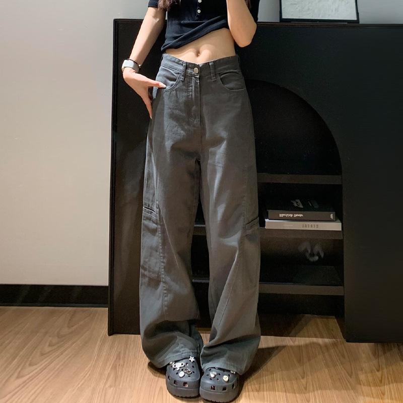 Womens High Waist Grey Cargo Wide Leg Jeans Casual Loose Streetwear Denim Trousers Y2K Style XS серый
Womens High Waist Grey Cargo Wide Leg Jeans Casual Loose Streetwear Denim Trousers Y2K Style XS серый