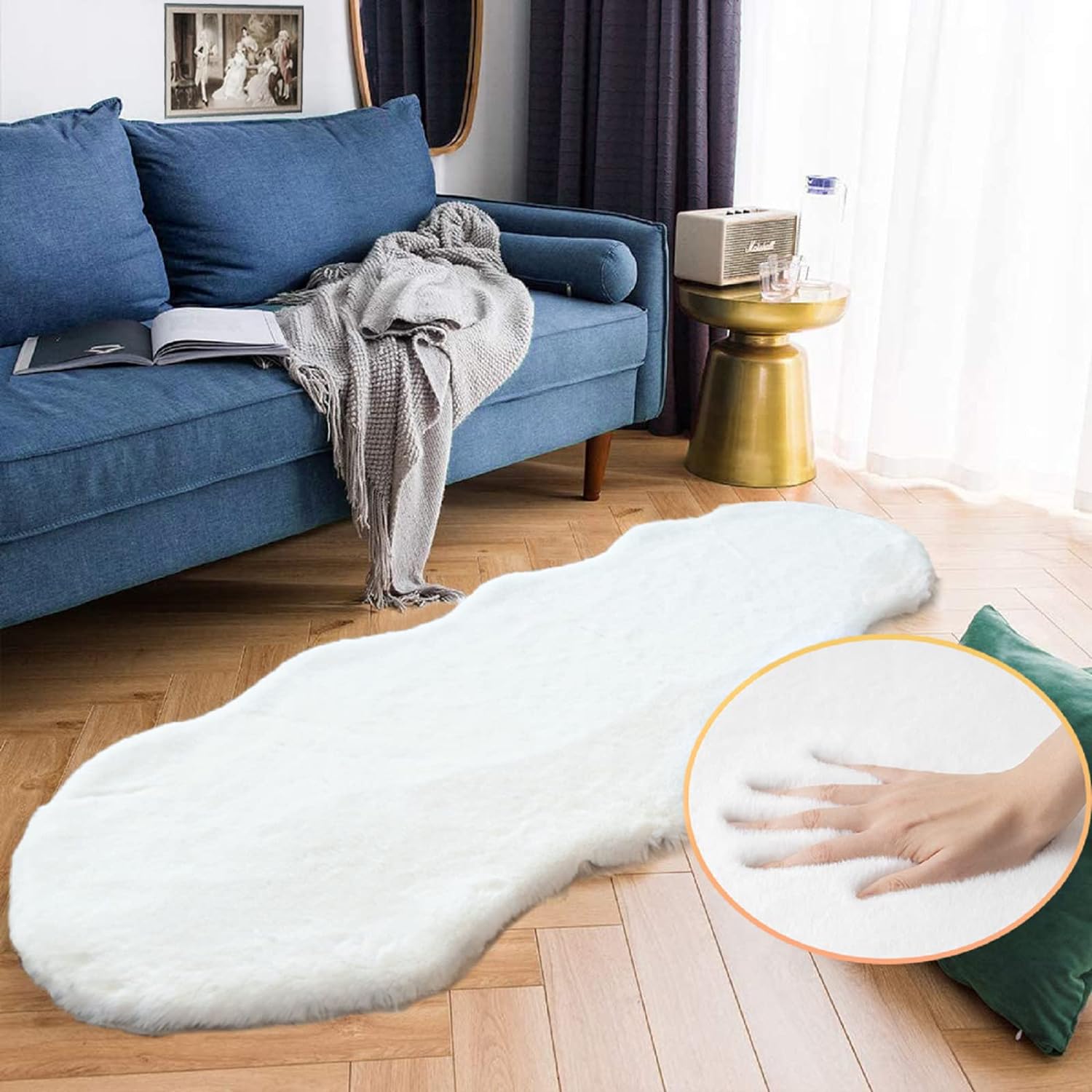 Ковер из искусственного меха кролика, пушистый ковер для спальни, современный домашний декор, диван, журнальный столик, кресло, подушка, мягкий плюшевый ковер из искусственного меха 60x90CM
Ковер из искусственного меха кролика, пушистый ковер для спальни, современный домашний декор, диван, журнальный столик, кресло, подушка, мягкий плюшевый ковер из искусственного меха 60x90CM