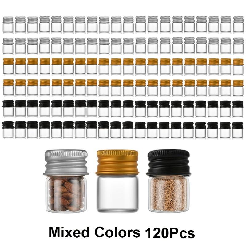 120pcs 5ml Mini Glass Bottles with Aluminum Screw Caps Round Small Jars for Samples Powders Liquids Fragrance Leak-Proof Storage
120pcs 5ml Mini Glass Bottles with Aluminum Screw Caps Round Small Jars for Samples Powders Liquids Fragrance Leak-Proof Storage