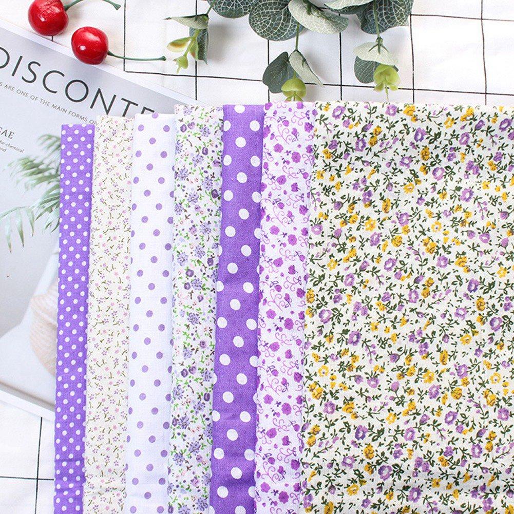 7pcs 25*25cm Cotton Fabric DIY Assorted Squares Pre Cut Bedding Kit Quarters Bundle Purple Dot
7pcs 25*25cm Cotton Fabric DIY Assorted Squares Pre Cut Bedding Kit Quarters Bundle Purple Dot
