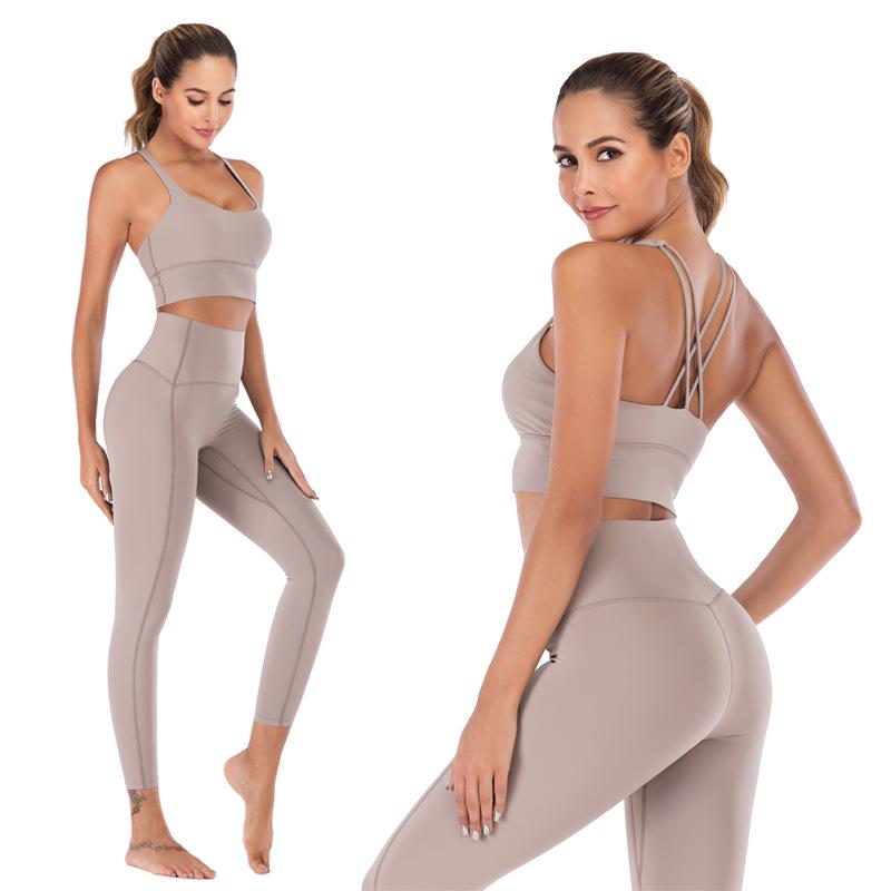 European-American Sports Yoga Set: Nude-Feel Bra & High-Waist Hip-Lift Pants Extra Large
European-American Sports Yoga Set: Nude-Feel Bra & High-Waist Hip-Lift Pants Extra Large