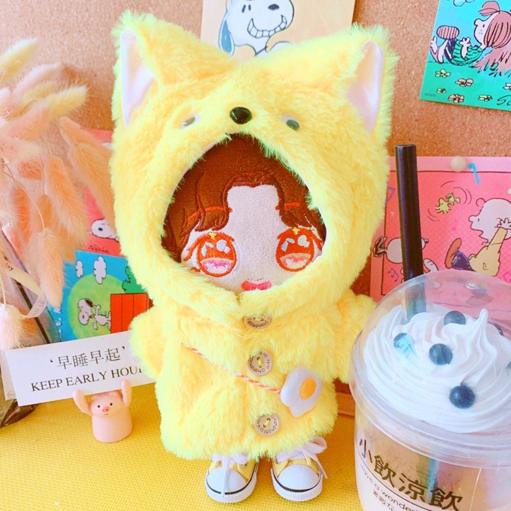 Cartoon Style Doll Hoodies Fur Doll Fur Coat Clothes Suit 20cm Doll Clothes/Cotton Stuffed Dolls 
Cartoon Style Doll Hoodies Fur Doll Fur Coat Clothes Suit 20cm Doll Clothes/Cotton Stuffed Dolls