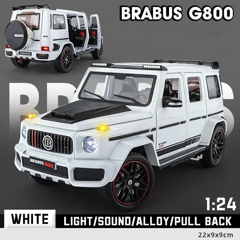 1:24 Mercedes Benz BRABUS G800 High Simulation Diecast Metal Alloy Model Car Pull Back Collection Kids Fashionable Ornaments
1:24 Mercedes Benz BRABUS G800 High Simulation Diecast Metal Alloy Model Car Pull Back Collection Kids Fashionable Ornaments