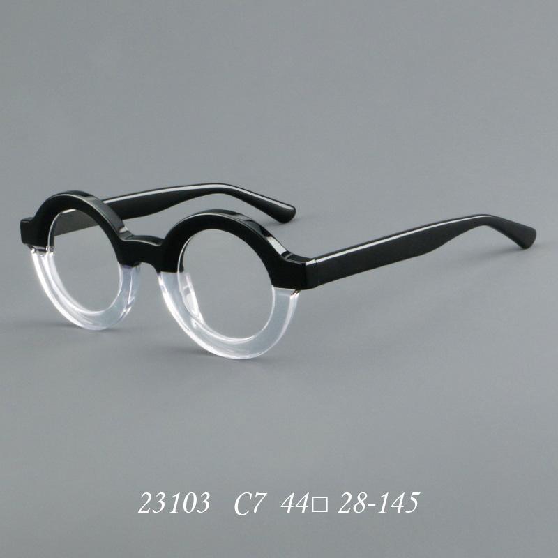 Vintage Round Glasses Frame Luxury New Fashion Trend Solid Thick Acetate Frame High-end Fake Glasses Women Men Original Quality
Vintage Round Glasses Frame Luxury New Fashion Trend Solid Thick Acetate Frame High-end Fake Glasses Women Men Original Quality