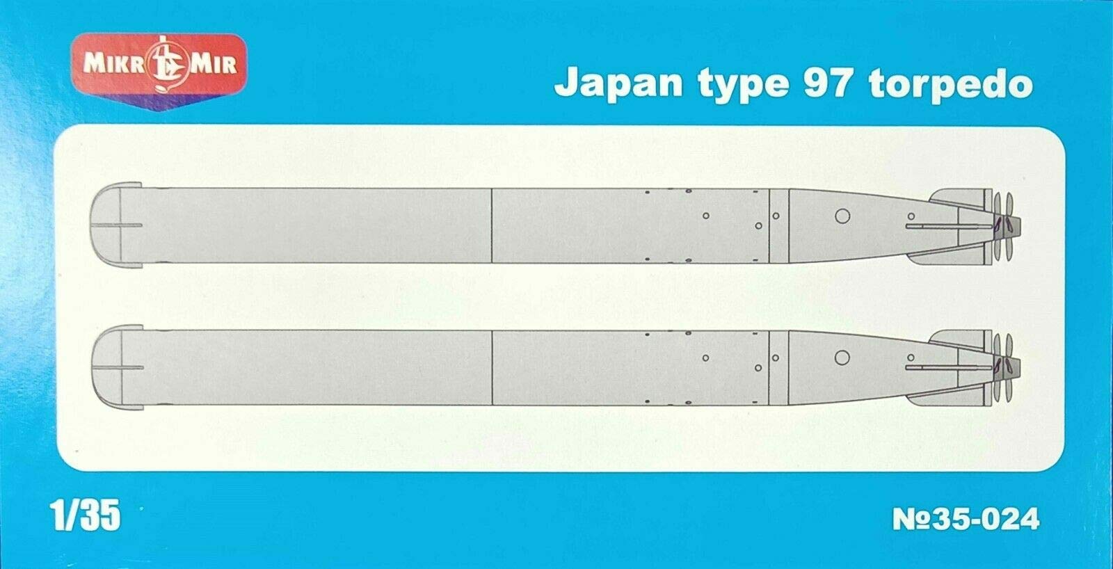 Micromill Японский флот Тип 97 Кислородная пластиковая торпеда, Модель из 2 частей, MKR35-024
Micromill Японский флот Тип 97 Кислородная пластиковая торпеда, Модель из 2 частей, MKR35-024