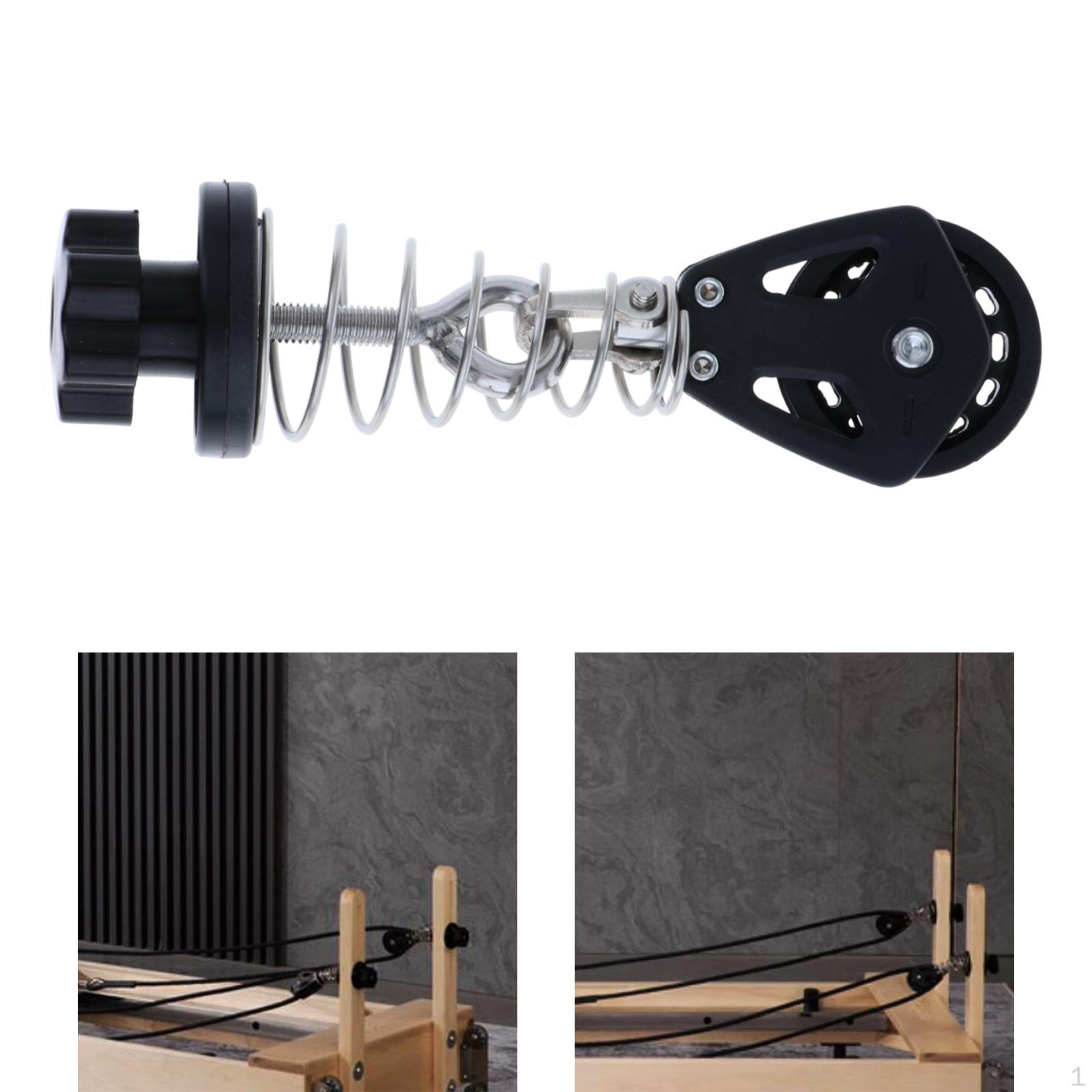 Pilates Reformer Spring Pulley Easy to Install Connector Part for Balance Training Home Studio Use
Pilates Reformer Spring Pulley Easy to Install Connector Part for Balance Training Home Studio Use