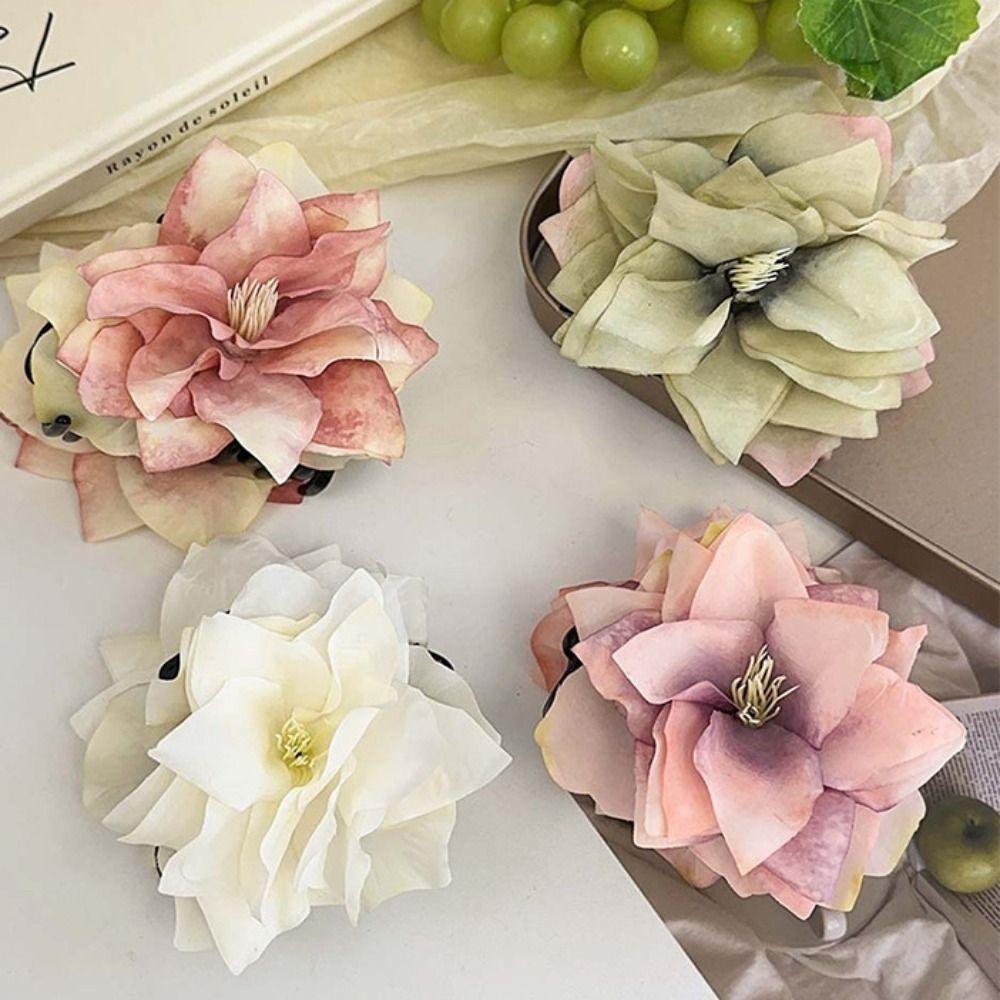 Simulated Flower Sweet Hair Catches Korean Style Flower Hair Crab Clip Flower Hair Claw Women
Simulated Flower Sweet Hair Catches Korean Style Flower Hair Crab Clip Flower Hair Claw Women