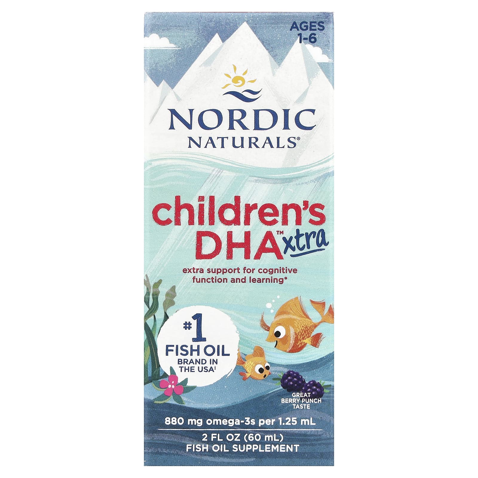 Children S Dha Xtra, Ages 1-6, Berry Punch, 880Mg, 60Ml(2Fl Oz)
Children S Dha Xtra, Ages 1-6, Berry Punch, 880Mg, 60Ml(2Fl Oz)