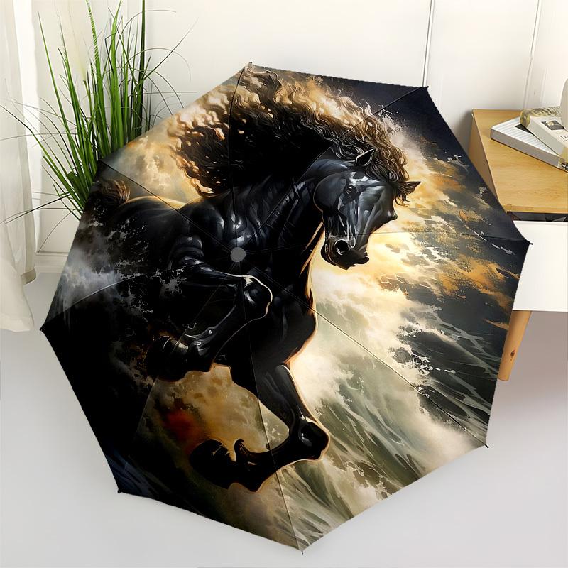 Black Stallion, Ocean Wave- Automatic umbrella, Four Seasons Portable Folding Umbrella, Suitable for Men and Women, Travel, Daily Compact Um
Black Stallion, Ocean Wave- Automatic umbrella, Four Seasons Portable Folding Umbrella, Suitable for Men and Women, Travel, Daily Compact Um