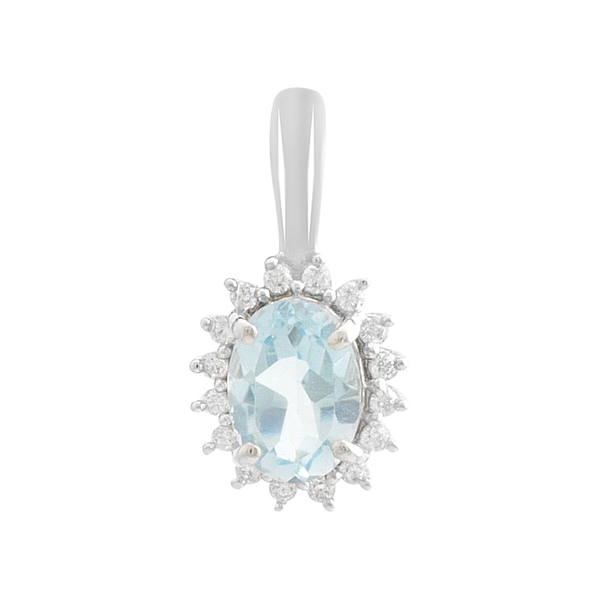 Silver pendant with topaz 1.079ct (2188490) небо синє світло кольору
Silver pendant with topaz 1.079ct (2188490) небо синє світло кольору