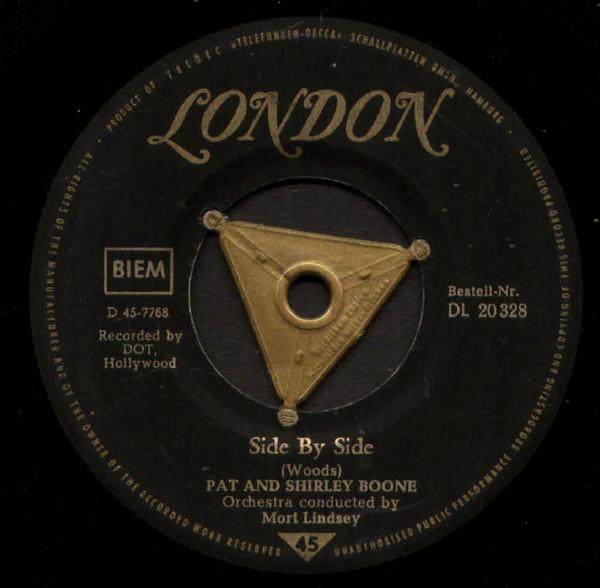 7inch Record PAT BOONE SHIRLEY BOONE Side By Side DL20328 London Records Germany Pop Used
7inch Record PAT BOONE SHIRLEY BOONE Side By Side DL20328 London Records Germany Pop Used