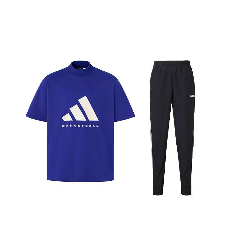 Adidas Solid Color Simple Letter Logo Print Loose Half High Neck Short Sleeve T-Shirt And Striped Cuffed Long Pants Casual Sports Set IX1967+-DZ8488 M
Adidas Solid Color Simple Letter Logo Print Loose Half High Neck Short Sleeve T-Shirt And Striped Cuffed Long Pants Casual Sports Set IX1967+-DZ8488 M