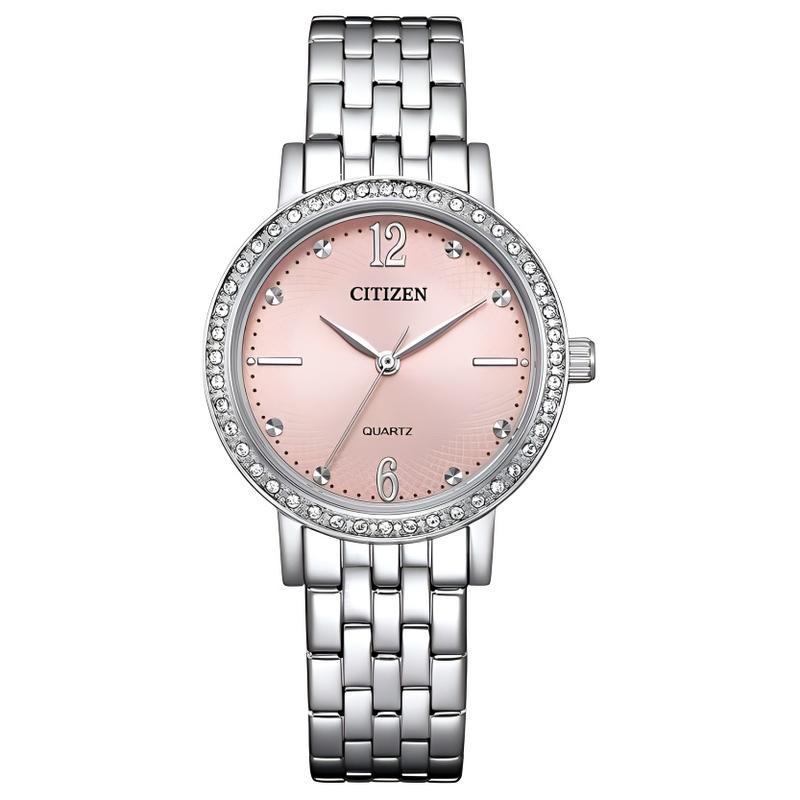 CITIZEN core series 50 meters waterproof fashion style Quartz Steel Strap 31mm women s watch pink dial EL3100-55W рожевий
CITIZEN core series 50 meters waterproof fashion style Quartz Steel Strap 31mm women s watch pink dial EL3100-55W рожевий