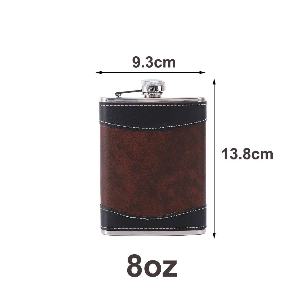 6 унцій 7 унцій 8 унцій Фляга обтягнута шкірою Винна фляга Модна пляшка для питної води Для вулиці 8oz
6 унцій 7 унцій 8 унцій Фляга обтягнута шкірою Винна фляга Модна пляшка для питної води Для вулиці 8oz