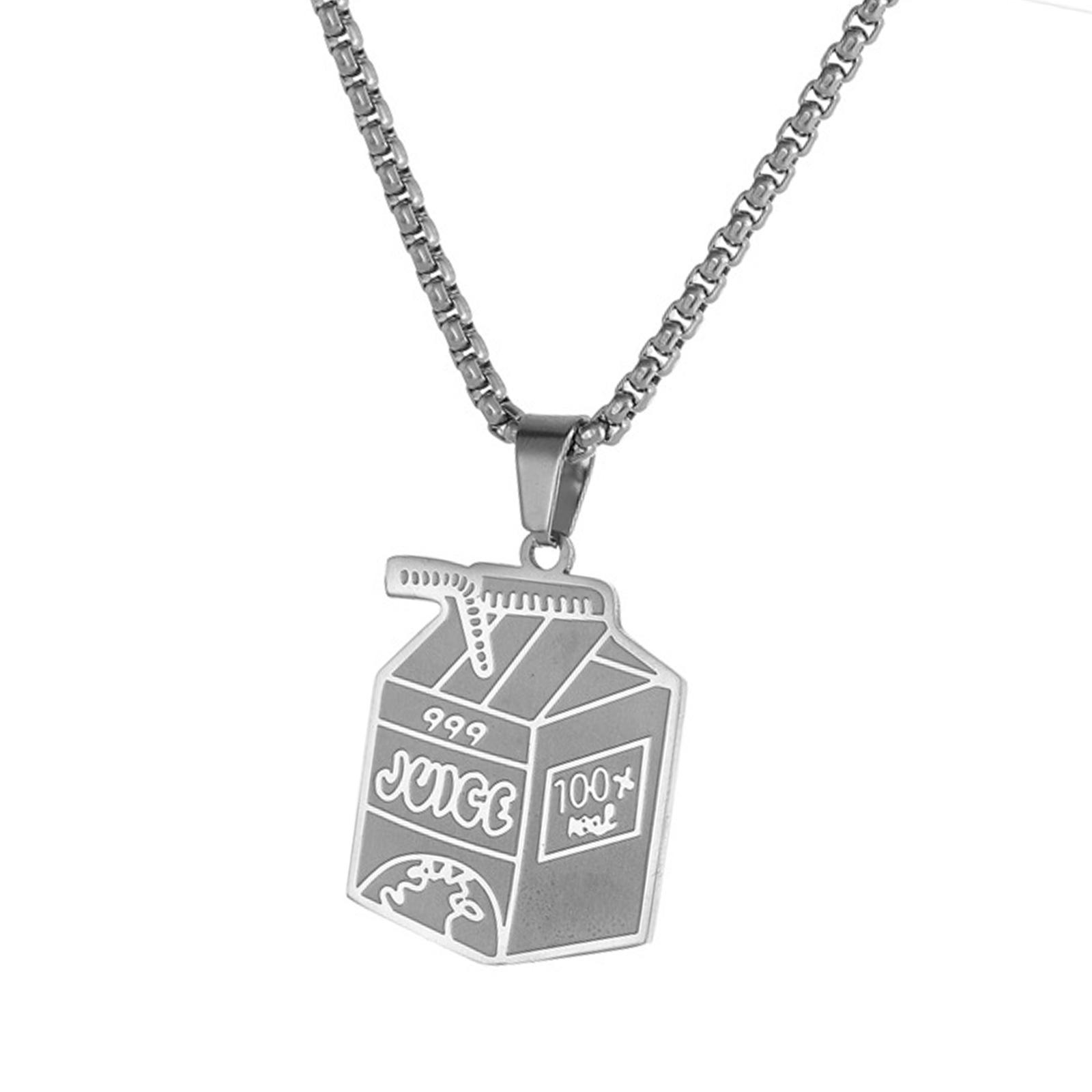 Уникальное ожерелье-подвеска в виде пакета молока, ожерелье-шарм, ожерелье из титановой стали, текстурное шейное украшение для выражения любви
Уникальное ожерелье-подвеска в виде пакета молока, ожерелье-шарм, ожерелье из титановой стали, текстурное шейное украшение для выражения любви