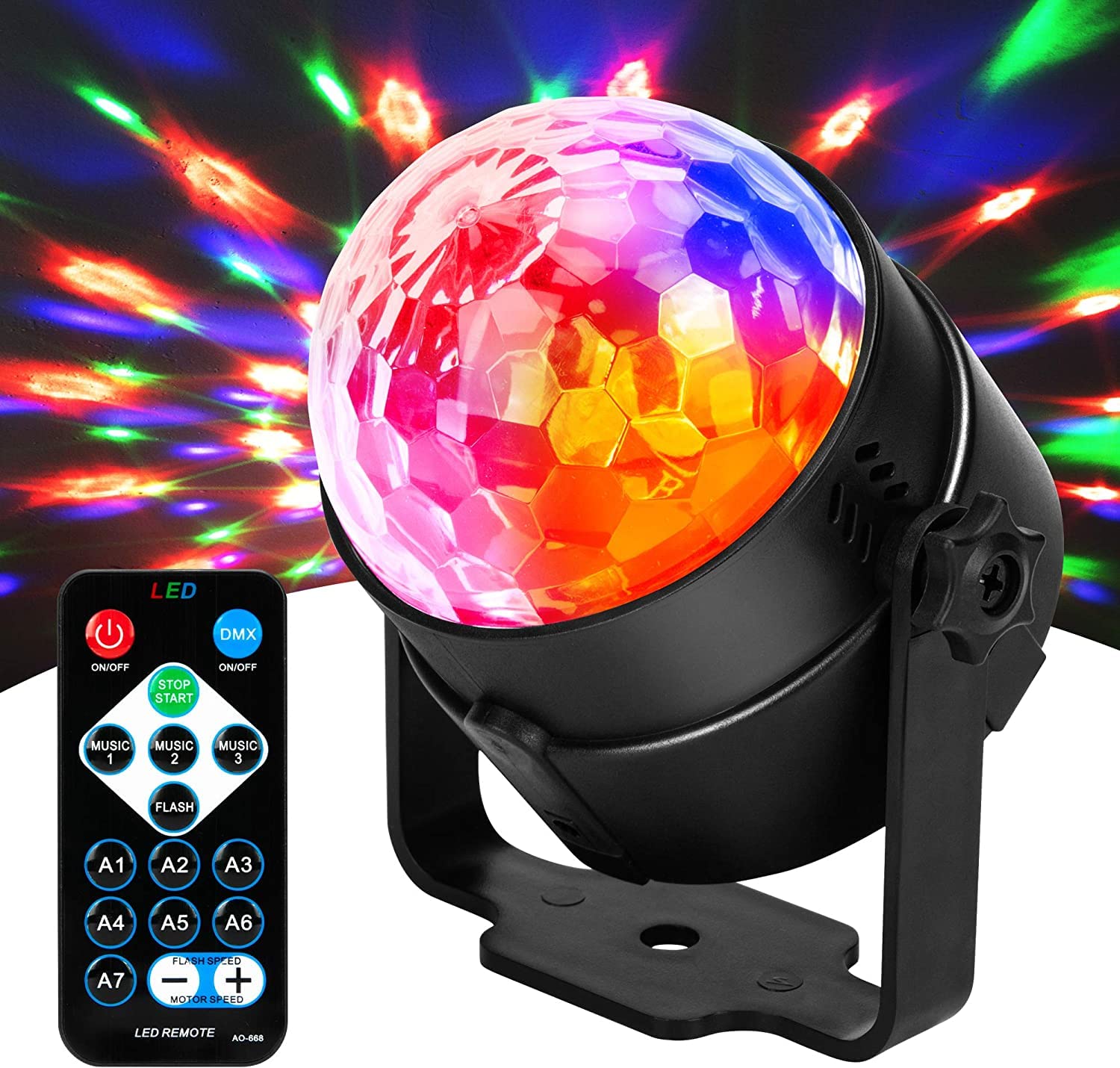 JYX Mirror Ball Disco Light Stage Light LED Portable 7 цветов с дистанционным управлением Light для вечеринки KTV Karaoke Club Bar Lighting чёрный
JYX Mirror Ball Disco Light Stage Light LED Portable 7 цветов с дистанционным управлением Light для вечеринки KTV Karaoke Club Bar Lighting чёрный