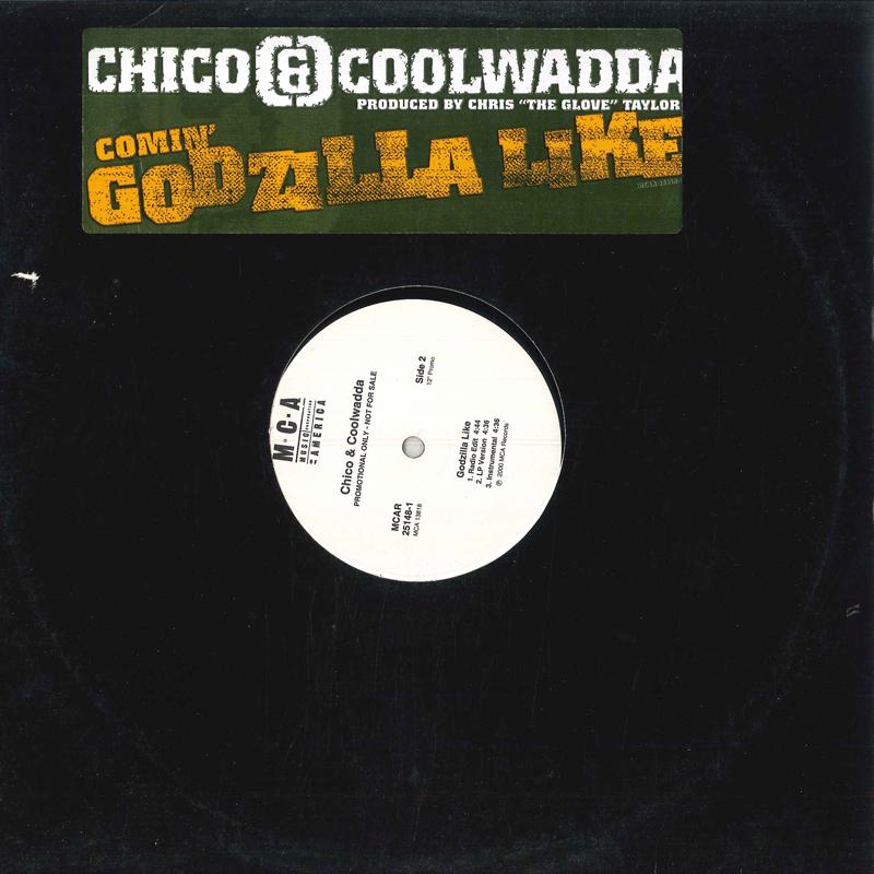 12inch Record CHICO & COOLWADDA - Godzilla Like MCAR251481 MCA Records 2000 US Rap & Hip-Hop/R&B Used
12inch Record CHICO & COOLWADDA - Godzilla Like MCAR251481 MCA Records 2000 US Rap & Hip-Hop/R&B Used