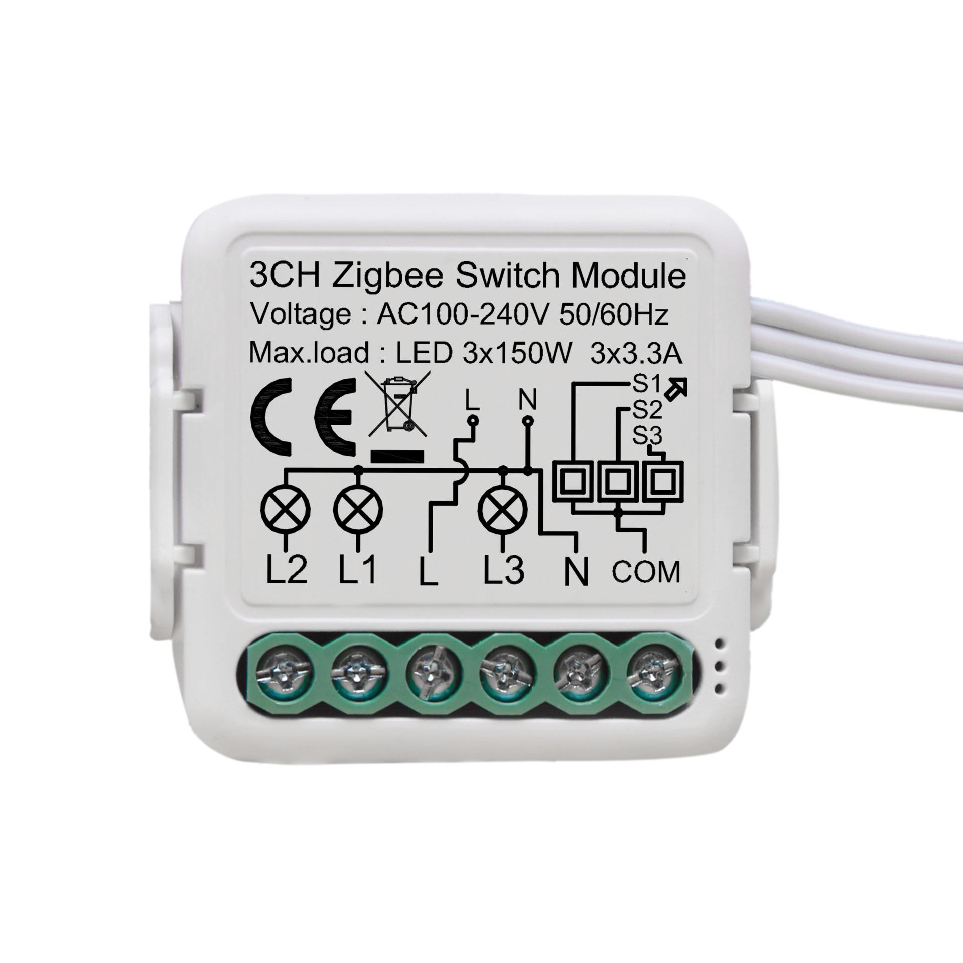 Модуль умного переключателя Tuya Smart Zigbee с 3-сторонним двойным управлением и управлением через приложение
Модуль умного переключателя Tuya Smart Zigbee с 3-сторонним двойным управлением и управлением через приложение