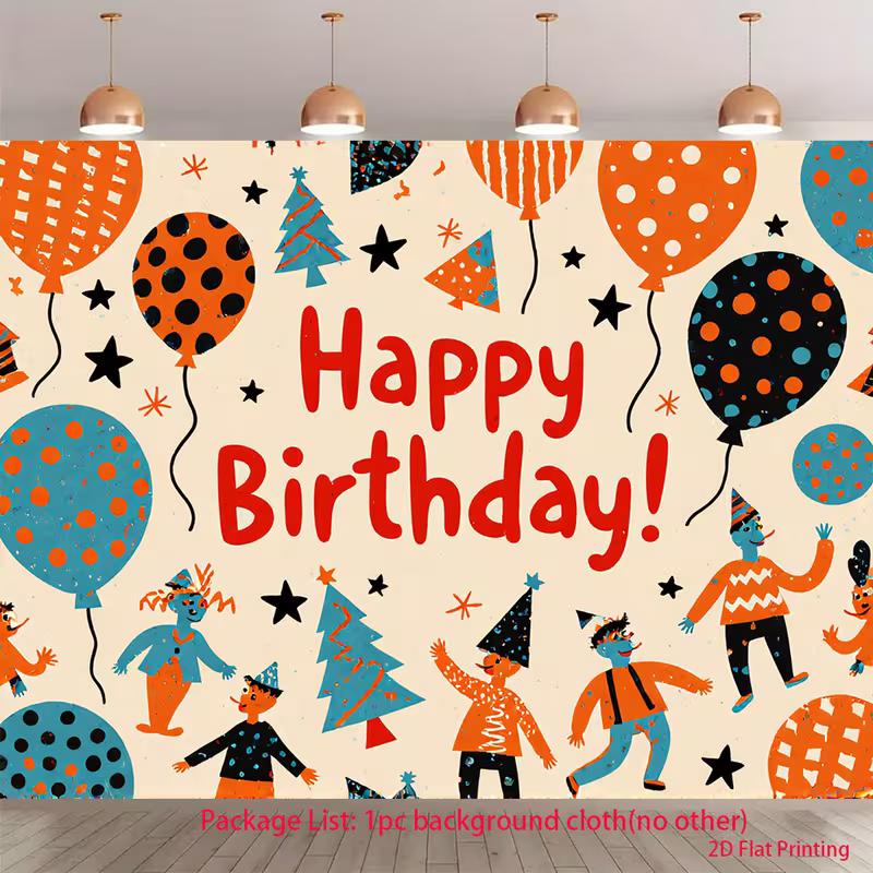 2D Flat Whimsical Balloon Birthday Photography Background Cloth 47.2x31.5inch/120*80cm
2D Flat Whimsical Balloon Birthday Photography Background Cloth 47.2x31.5inch/120*80cm
