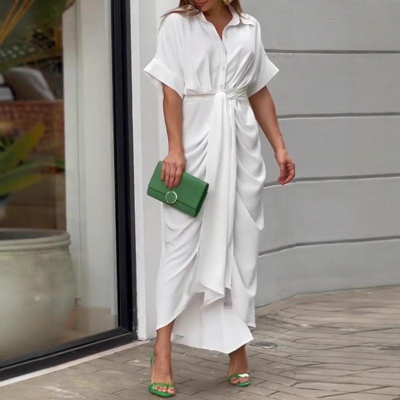 European & American Women s Fashion Print High Waist Short Sleeve Shirt Dress XLarge
European & American Women s Fashion Print High Waist Short Sleeve Shirt Dress XLarge
