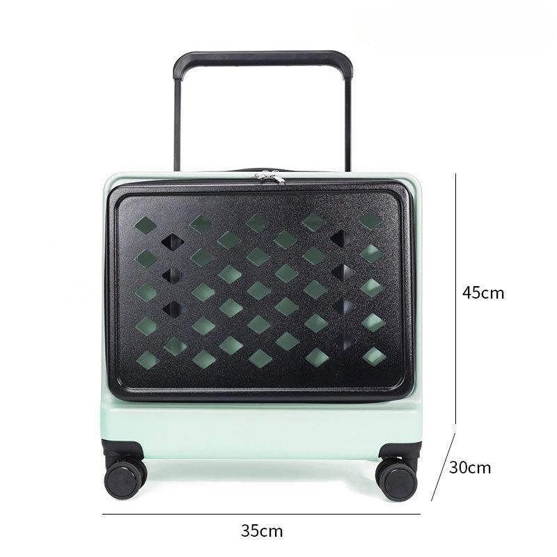Portable Pet Bag Travel Cat Accessories Carrier Large Breathable Cat Small Dog Carrier Trolley Case Wheel Backpack Cats Products зелёный
Portable Pet Bag Travel Cat Accessories Carrier Large Breathable Cat Small Dog Carrier Trolley Case Wheel Backpack Cats Products зелёный