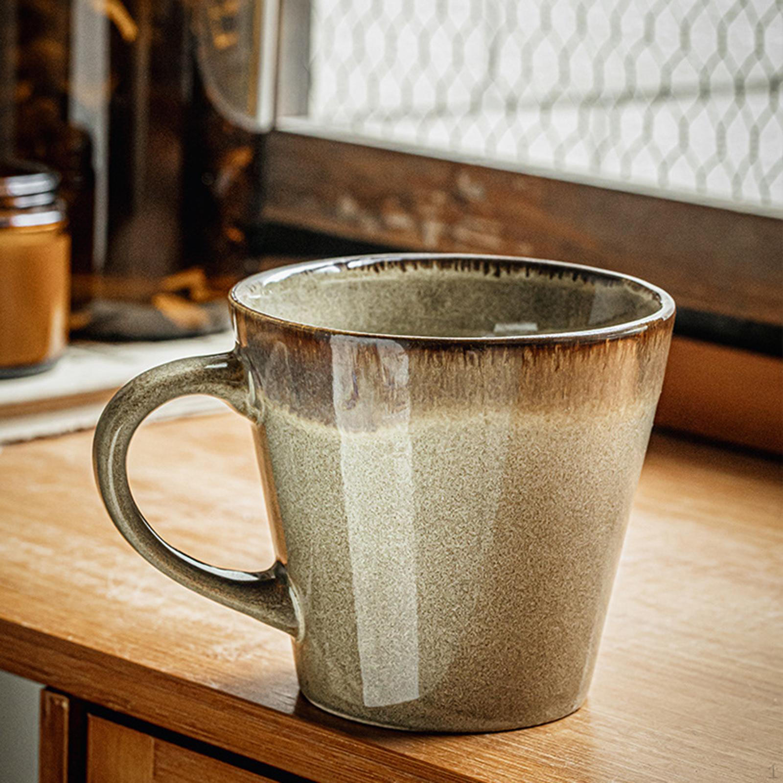 Керамическая кофейная кружка Посуда для напитков с ручкой Микроволновая печь Широкая Чашка для фруктов, мороженого, хлопьев на завтрак бежевый
Керамическая кофейная кружка Посуда для напитков с ручкой Микроволновая печь Широкая Чашка для фруктов, мороженого, хлопьев на завтрак бежевый