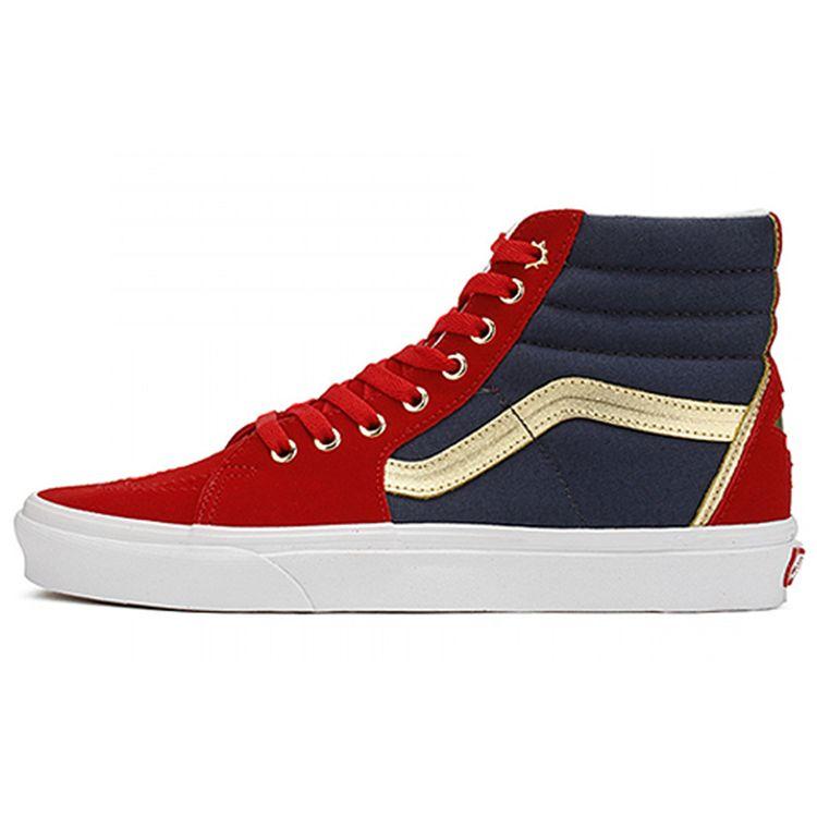 Женские кроссовки Vans Marvel x SK8-Hi Captain Marvel Red Multi True-White VN0A38GEUBI 
Женские кроссовки Vans Marvel x SK8-Hi Captain Marvel Red Multi True-White VN0A38GEUBI