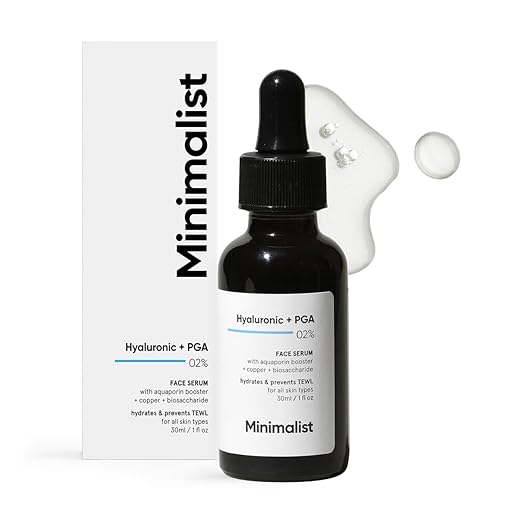 Minimalist Hyaluronic Acid Serum 30 ml – Intensive Hydration & Plumping Serum, Lightweight Daily Facial Moisturizer for Dry & Dehydrated Skin 30 ML
Minimalist Hyaluronic Acid Serum 30 ml – Intensive Hydration & Plumping Serum, Lightweight Daily Facial Moisturizer for Dry & Dehydrated Skin 30 ML