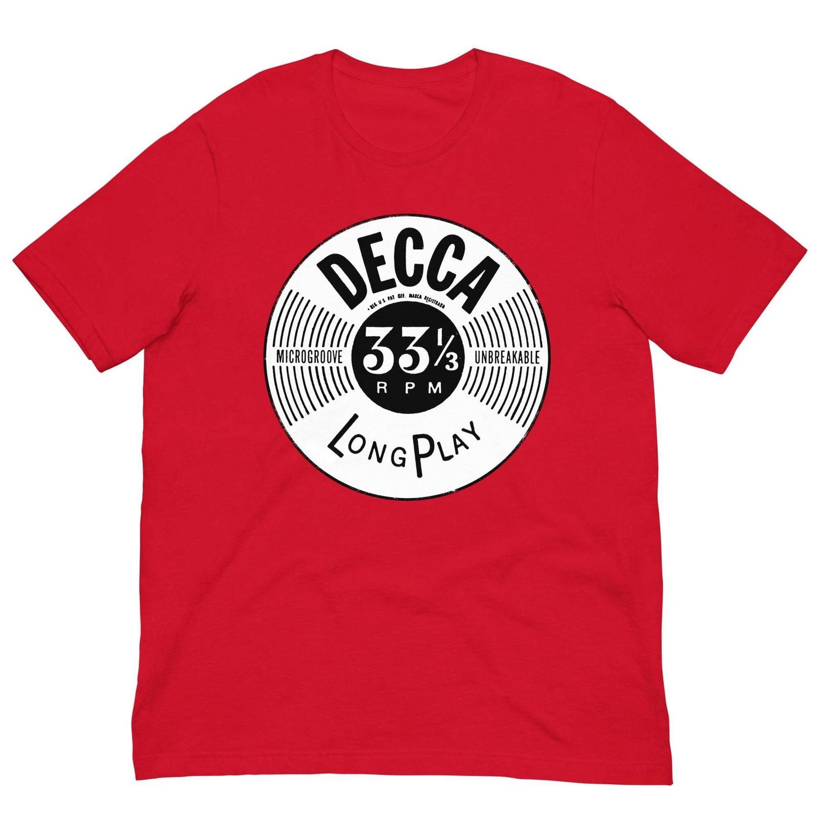 Vintage Retro T Shirt Decca Records Music Graphic Tee For Men Women 4XL
Vintage Retro T Shirt Decca Records Music Graphic Tee For Men Women 4XL