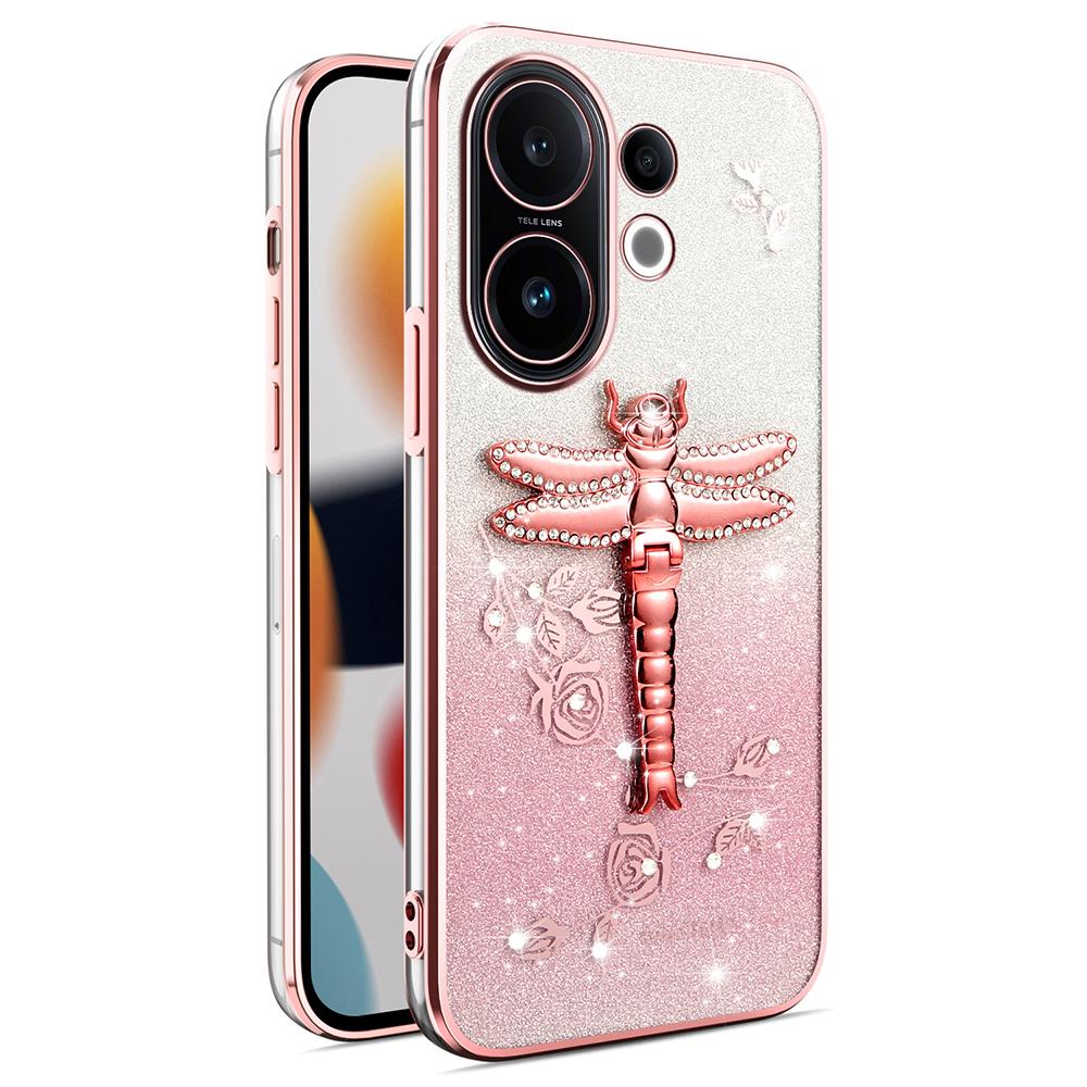 KADEM For vivo S30 5G Case Dragonfly Kickstand TPU Flowers Glitter Phone Cover Pink
KADEM For vivo S30 5G Case Dragonfly Kickstand TPU Flowers Glitter Phone Cover Pink