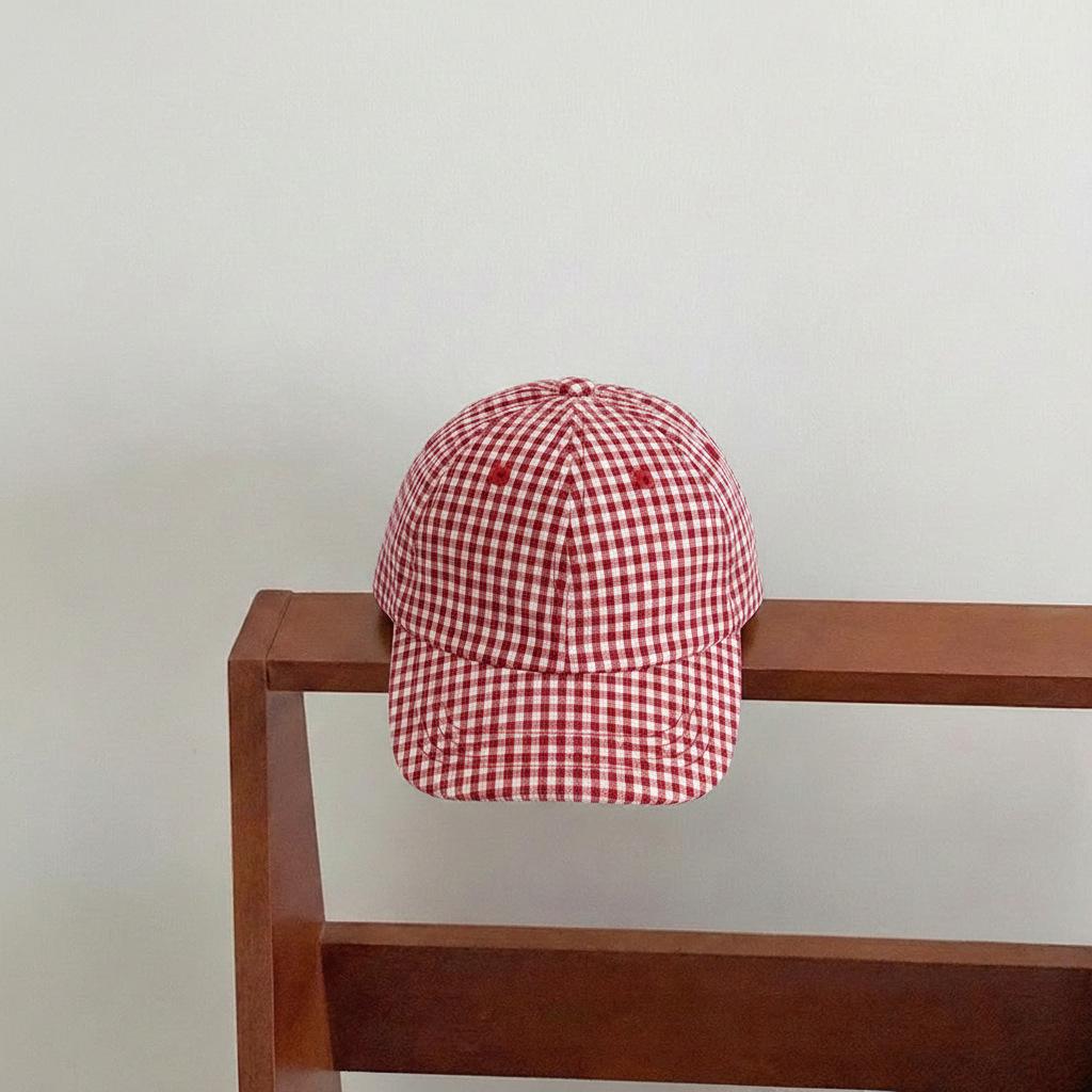 New Childrens Hat Checkered Pattern Retro Design Boys Peaked Cap Sun Protection Girls Baseball Cap 50-53cm&5-10Y красный
New Childrens Hat Checkered Pattern Retro Design Boys Peaked Cap Sun Protection Girls Baseball Cap 50-53cm&5-10Y красный
