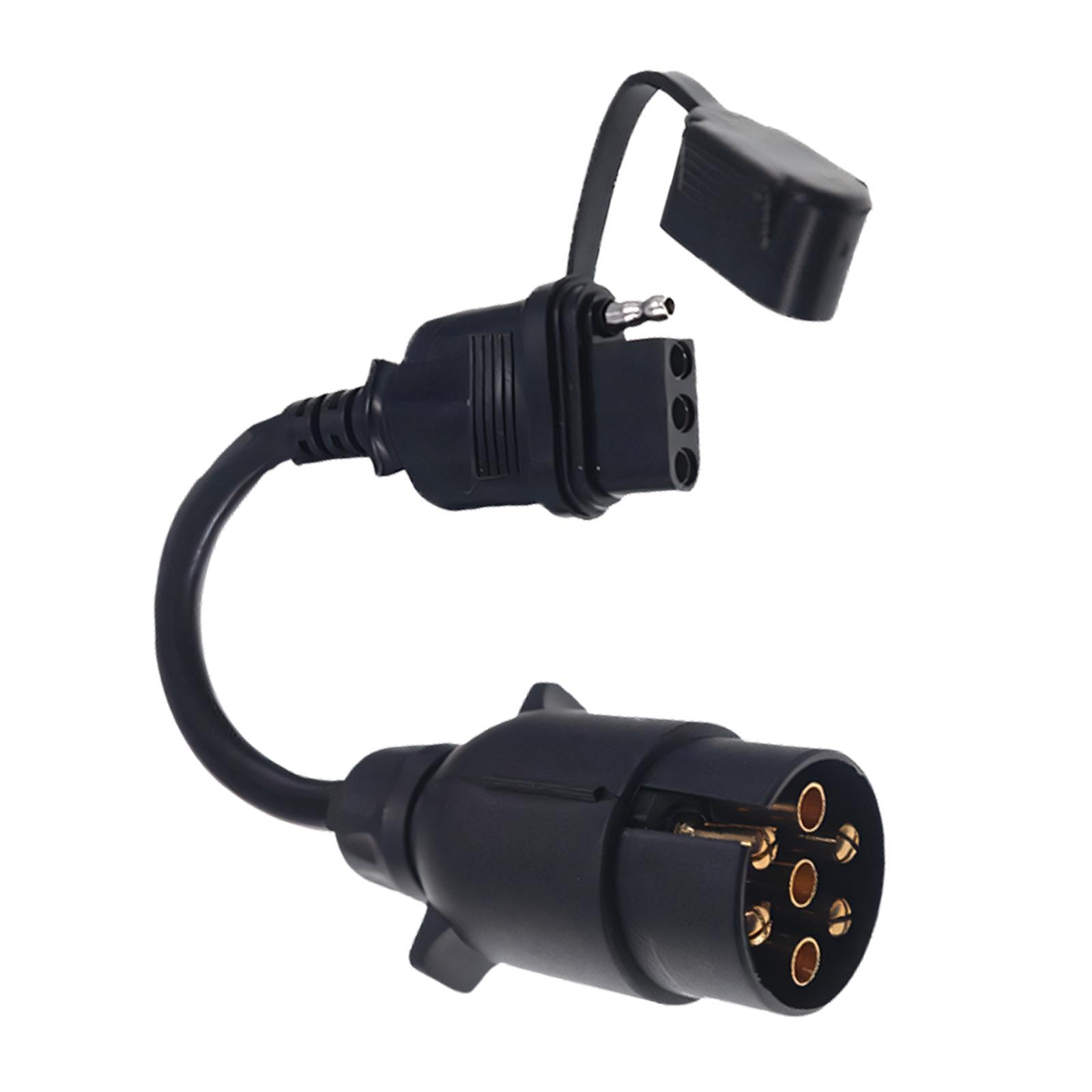 Strong 7 Way Round To 4 Way Flat Trailer Light Converter Created For Smooth Electrical Connection Between European And American Vehicles 1
Strong 7 Way Round To 4 Way Flat Trailer Light Converter Created For Smooth Electrical Connection Between European And American Vehicles 1