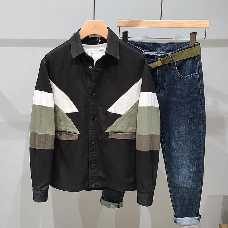 2026 Spring and Autumn Fashion Trend Casual Loose Individualized Design with Contrast Color Versatile Long Sleeve Men s Shirt XXXL чорний
2026 Spring and Autumn Fashion Trend Casual Loose Individualized Design with Contrast Color Versatile Long Sleeve Men s Shirt XXXL чорний
